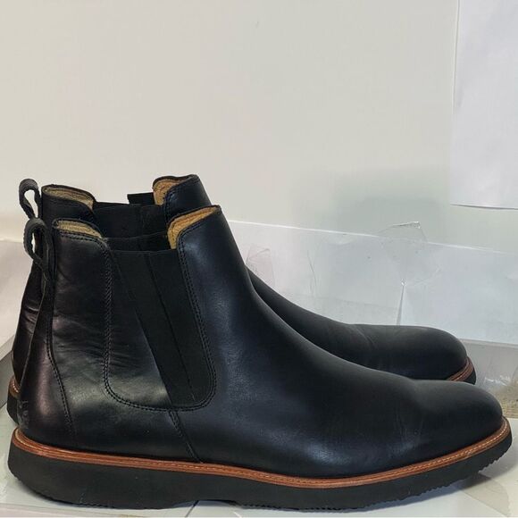 Samuel Hubbard Black Leather Chelsea Boots size 13 new very nice men’s boots - Picture 1 of 6